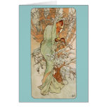 Art Nouveau - Alphonse Mucha - Winter cards