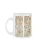 Art Nouveau - Alphonse Mucha - Winter Coffee Mugs