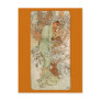 Art Nouveau - Alphonse Mucha - Winter Postcard
