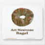 Art Nouveau Bagel Mousepad