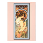 Art Nouveau Beautiful Bride Wedding Invitation