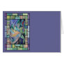 Art Nouveau Belly Dance (Portrait) Card