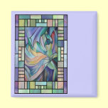 Art Nouveau Belly Dance (Portrait) magnets