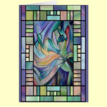 Art Nouveau Belly Dance (Portrait) cards