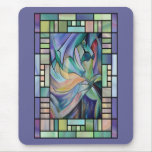 Art Nouveau Belly Dance (Portrait) mousepads