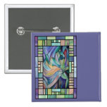 Art Nouveau Belly Dance (Portrait) buttons