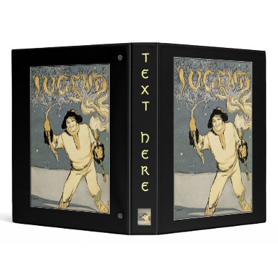 Art Nouveau Binder - Organizer - Jugend Art by VintageCabaret