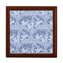 Art Nouveau Birds and Trees Pattern Gift Box