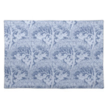 Art Nouveau Birds and Trees Pattern Placemat