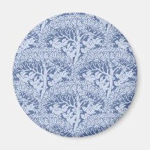 Art Nouveau Birds through the Trees Pattern Magnet