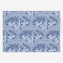 Art Nouveau Birds Through Trees Pattern Note Cards cards