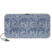 Art Nouveau Birds Trees Pattern Doodle Speaker