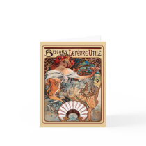 Art Nouveau - Biscuits Lefeure-Utile Greeting Card