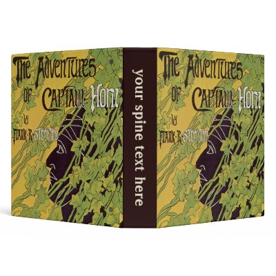 Art Nouveau Book Art, Adventures of Captain Horn Binder by YesterdayCafe