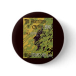 Art Nouveau Book Art, Adventures of Captain Horn Pinback Button