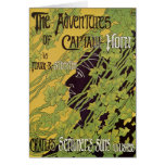 Art Nouveau Book Art, Adventures of Captain Horn Card