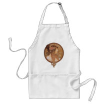 Art Nouveau - Byzantine Head, The Brunette Aprons