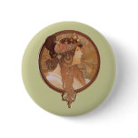 Art Nouveau - Byzantine Head, The Brunette Pins