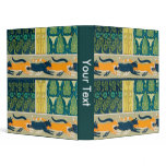 Art Nouveau Cats Vinyl Binder