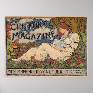 Art Nouveau - Century Magazine Poster print