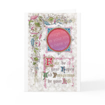 Art Nouveau Christmas Card Frame by pinkalmond Art Nouveau Christmas Card Frame