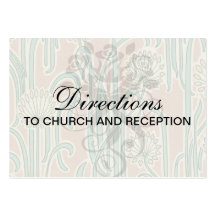 art nouveau dandelions art business card templates