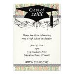 art nouveau dandelions art graduation announcements