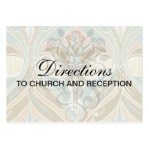 art nouveau decorative bliss pattern business card templates