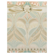 art nouveau decorative bliss pattern letterhead