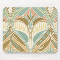 art nouveau decorative bliss pattern mousepads