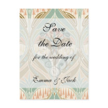art nouveau decorative bliss pattern postcards