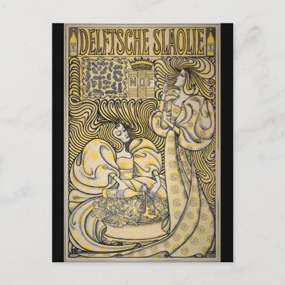 art nouveau postcards