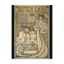 Art Nouveau Delftsche Slaolie Delft postcards