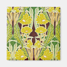 Art Nouveau Design #7 at Emporio Moffa Refrigerator Magnet