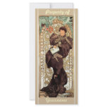 Art Nouveau Ex-Libris Bookmark Personalized Rack Card