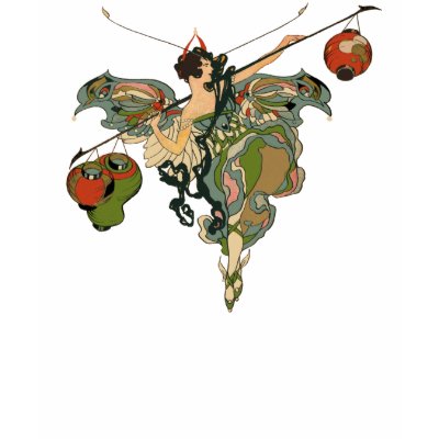 País das fadas de Nouveau da arte - t-shirt das se Camisetas por golden_oldies