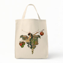 Art Nouveau Faerie - Wide bottom bag by golden_oldies Art Nouveau Faerie - Wide bottom bag