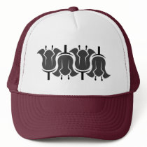 Art Nouveau Flowers Trucker Hats