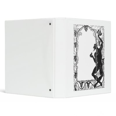 Art Nouveau Frame with devil  Binder by asoldatenko