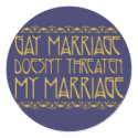 Art Nouveau Gay Marriage stickers