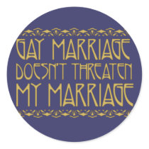 Art Nouveau Gay Marriage stickers