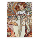 Art Nouveau Goddess Greeting Cards