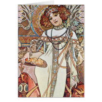 Art Nouveau Goddess Greeting Cards