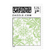 Art Nouveau Green stamp by twunschl Art Nouveau Green stamp
