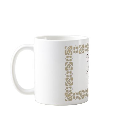Art Nouveau Greetings Template Coffee Mug by JaZilla