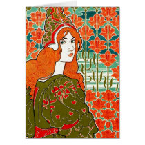 Art Nouveau ~ Jane by Louis John Rhead Card