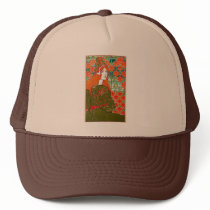 Art Nouveau ~ Jane by Louis John Rhead Trucker Hats