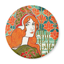 Art Nouveau ~ Jane by Louis John Rhead magnets