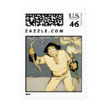 Art Nouveau:  Jugend Art Small Postage Stamp