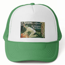 Art Nouveau:  La Réforme by Privat-Livemont Mesh Hat
